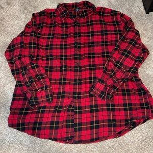 Croft & Barrow Long Sleeve Collared Button Up or Flannel or Plaid Shirt - XL